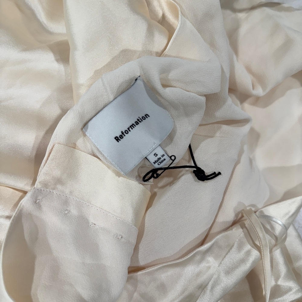 REFORMATION NWT Jeany Dress in Ivory - Picture 13 of 13